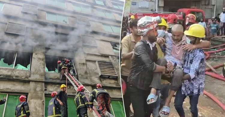 গাজীপুরে পোশাক কারখানায় আগুন, নিয়ন্ত্রণে কাজ করছে ৯ ইউনিট